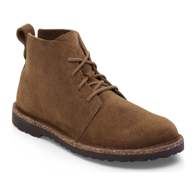 BIRKENSTOCK UPPSALA MID SUEDE LEATHER UNISEX BOOTS - Dark Tea