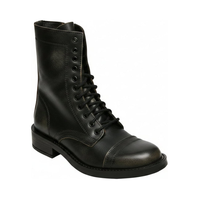 STEVE MADDEN YUKON WOMEN BOOTS - Black Leather