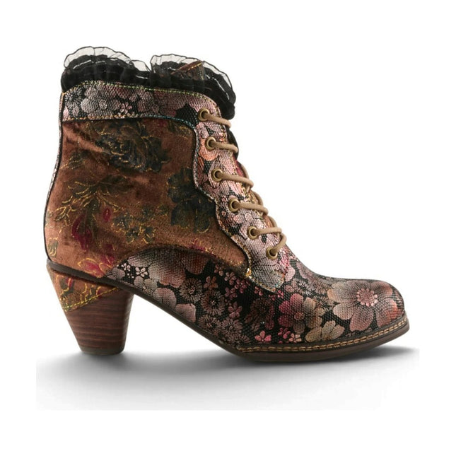 L'ARTISTE FORUTALUVLO WOMEN BOOTS - Brown Multi