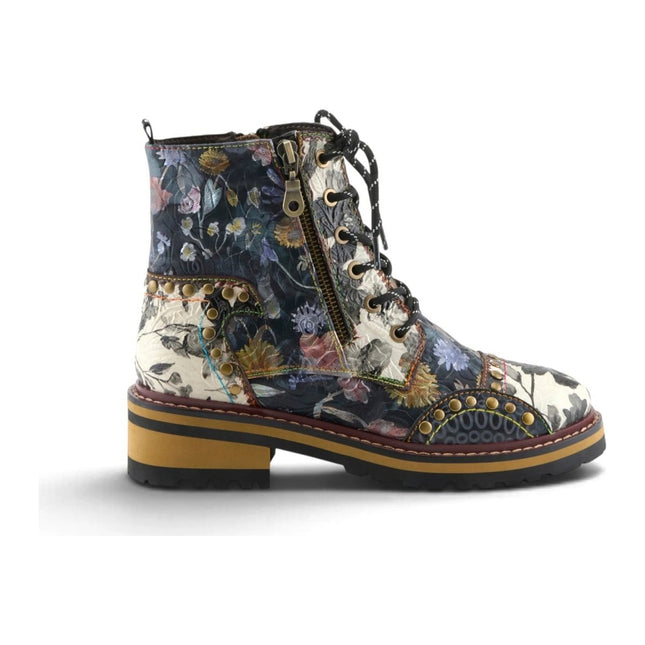 L'ARTISTE RUGUP-FLOWER WOMEN BOOTS - Black Multi