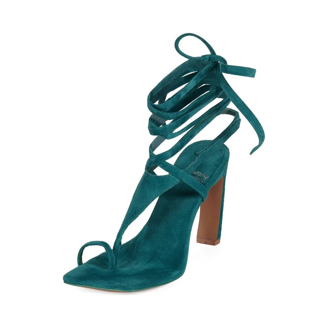 JEFFREY CAMPBELL BON-BON Women Heels - Turquoise Suede