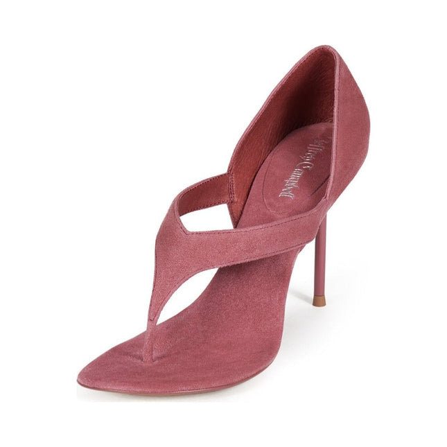 JEFFREY CAMPBELL RHIAN WOMEN HEELS Dusty Rose Suede