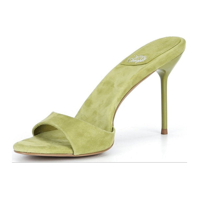 JEFFREY CAMPBELL CE-SOIRE WOMEN HEELS - Chartreuse Suede