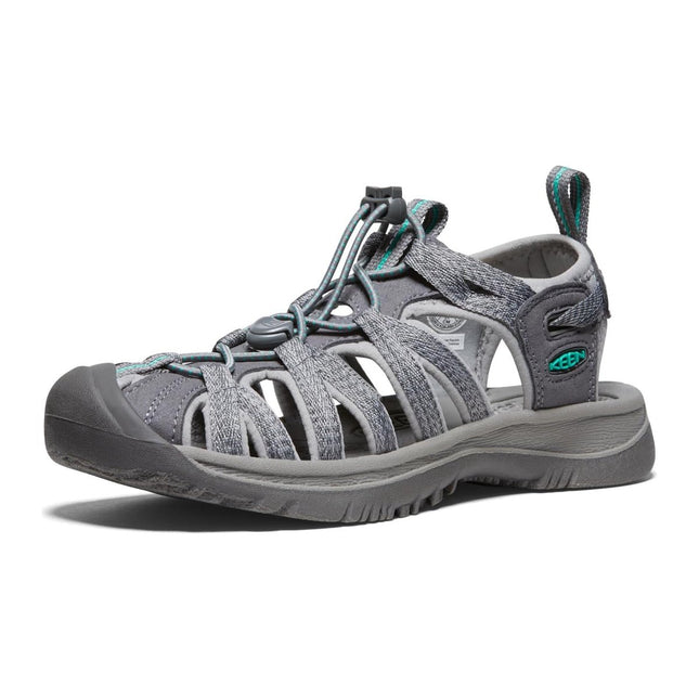 KEEN WHISPER WOMEN SANDALS - Medium Grey/Peacock Green