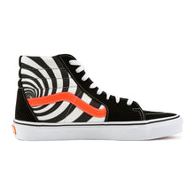 (Swirl) Black / Flery Coral