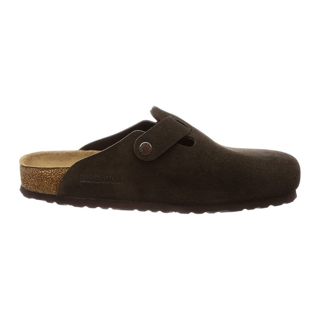 BIRKENSTOCK BOSTON SOFT FOOTBED UNISEX CLOGS - Mocha Narrow