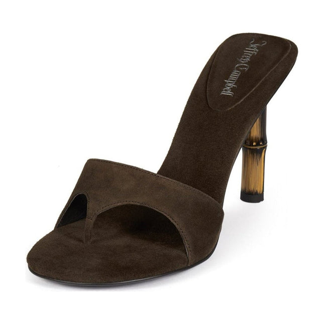 JEFFREY CAMPBELL LINETTE Women Heels - Espresso Suede
