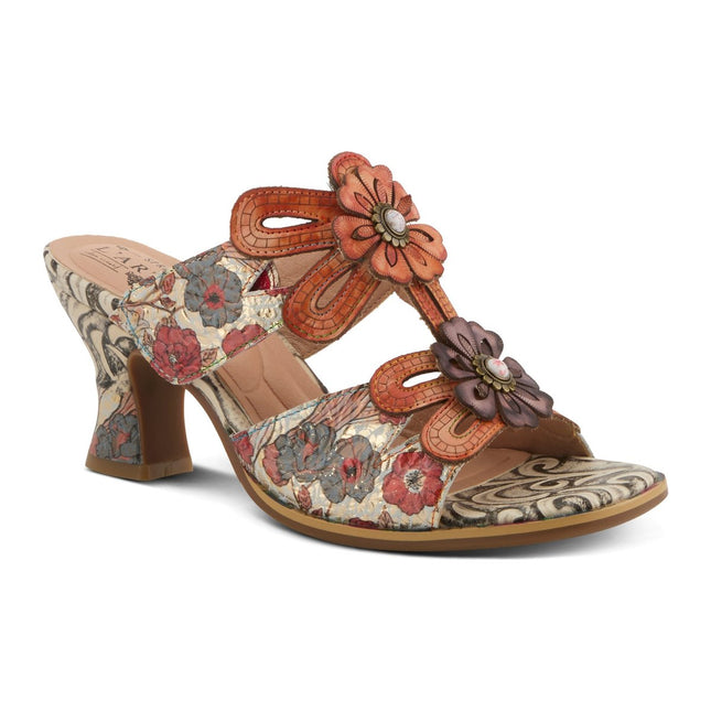 L'ARTISTE ALANIA WOMEN SANDALS - Orange Multi