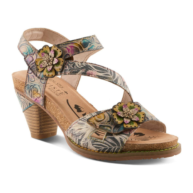 L'ARTISTE SHESFAB WOMEN SANDALS - Navy Multi