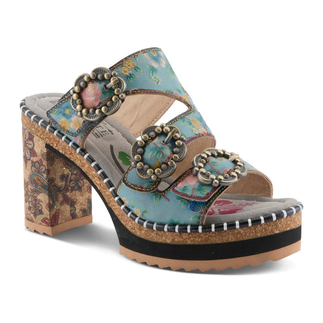 L'ARTISTE MILEMARKER WOMEN SANDALS - Blue Multi