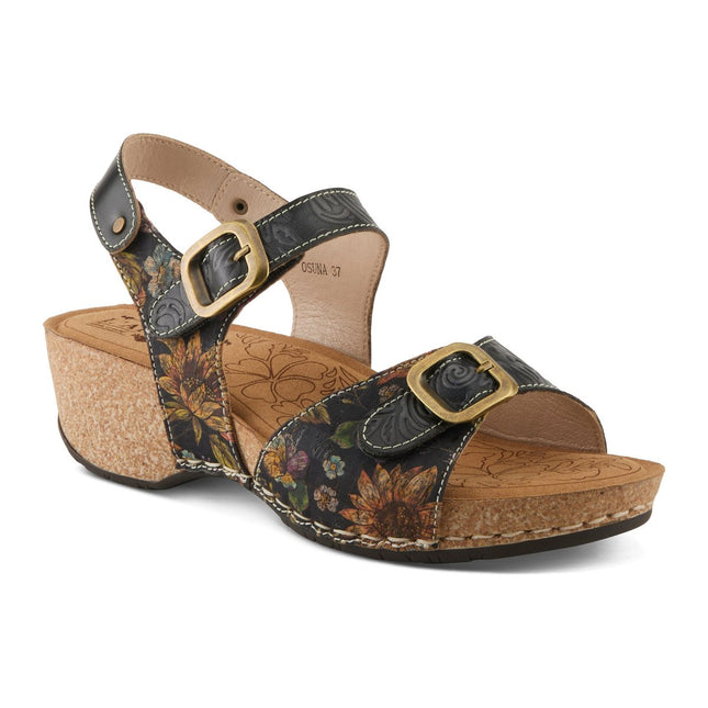 L'ARTISTE OSUNA WOMEN SANDALS - Black Multi
