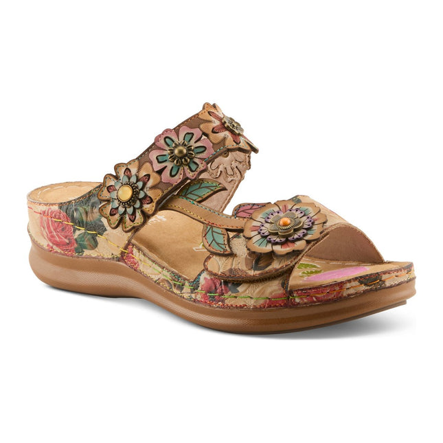 L'ARTISTE FEELSGREAT WOMEN SANDALS - Beige Multi