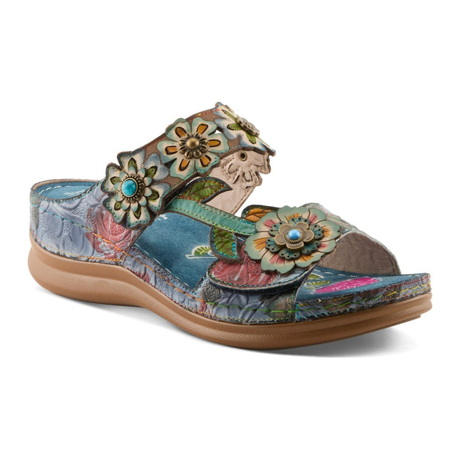 L'ARTISTE FEELSGREAT WOMEN SANDALS - Blue Multi