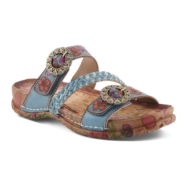 L'ARTISTE ONTHEROAD WOMEN SANDALS - Blue Multi