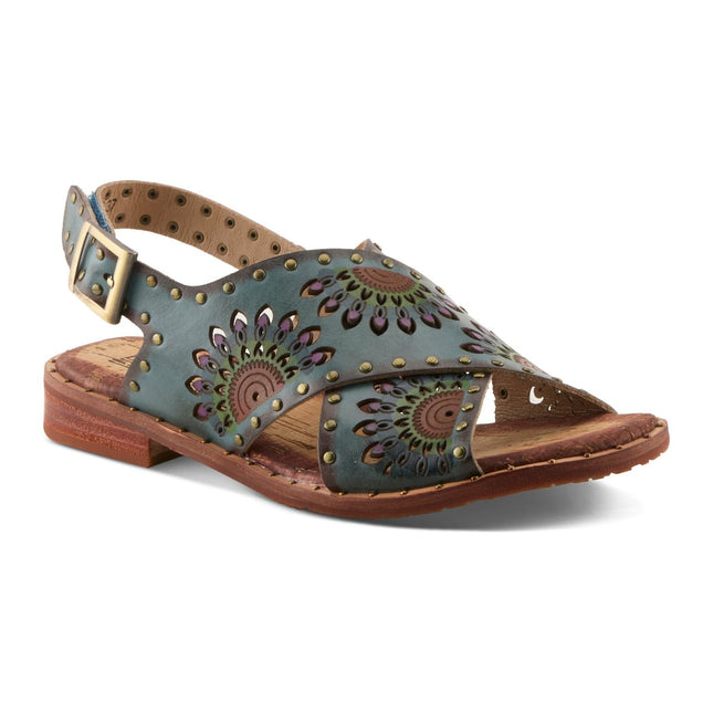 L'ARTISTE CROSSROADS WOMEN SANDALS - Grey Multi
