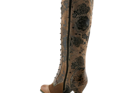 L'ARTISTE PEONYHEAVEN-VIV WOMEN BOOTS - Beige Multi