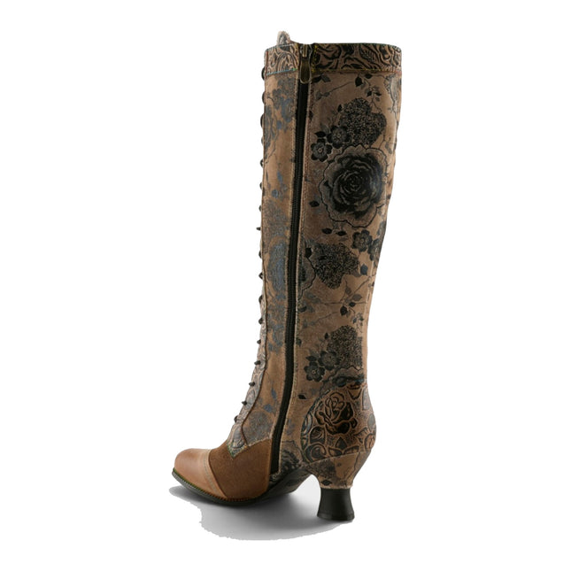 L'ARTISTE PEONYHEAVEN-VIV WOMEN BOOTS - Beige Multi