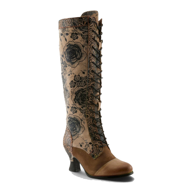 L'ARTISTE PEONYHEAVEN-VIV WOMEN BOOTS - Beige Multi