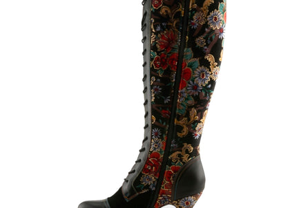 L'ARTISTE PEONYHEAVEN-VIV WOMEN BOOTS - Black Multi