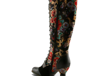 L'ARTISTE PEONYHEAVEN-VIV WOMEN BOOTS - Black Multi
