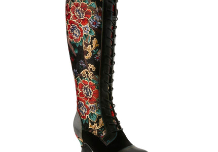L'ARTISTE PEONYHEAVEN-VIV WOMEN BOOTS - Black Multi