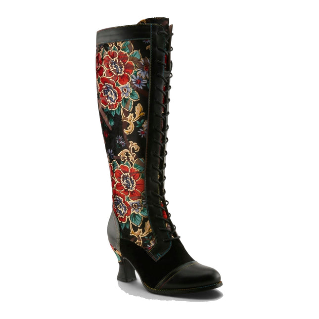 L'ARTISTE PEONYHEAVEN-VIV WOMEN BOOTS - Black Multi