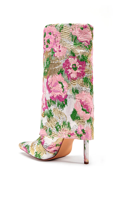 AZALEA WANG TILLEY - CRYSTAL STILETTO WOMEN BOOTS