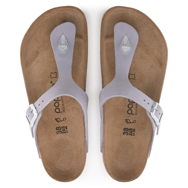 BIRKENSTOCK BIRKENSTOCK GIZEH PLATFORM NUBUCK LEATHER WOMEN SANDALS