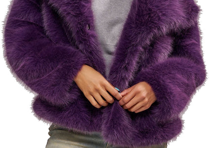 AZALEA WANG REGINA WOMEN COATS - Purple