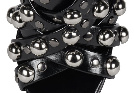 JEFFREY CAMPBELL RETALIATE Women Heels - Black Silver