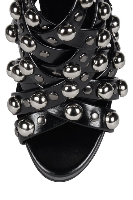 JEFFREY CAMPBELL RETALIATE Women Heels - Black Silver