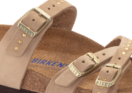 BIRKENSTOCK BIRKENSTOCK FRANCA SOFT FOOTBED RIVETS WOMEN SANDALS