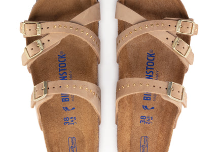 BIRKENSTOCK BIRKENSTOCK FRANCA SOFT FOOTBED RIVETS WOMEN SANDALS