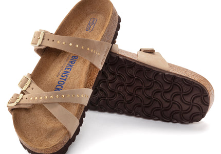BIRKENSTOCK BIRKENSTOCK FRANCA SOFT FOOTBED RIVETS WOMEN SANDALS