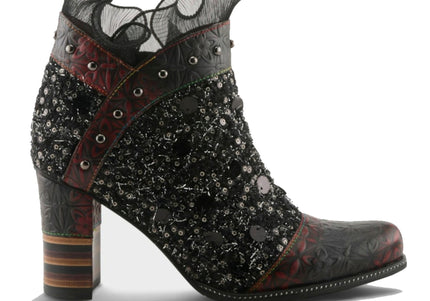 L'ARTISTE SEEHERQUIN WOMEN BOOTS - Black Multi