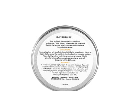 AMBERJACK LEATHER SHOE POLISH