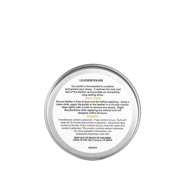 AMBERJACK LEATHER SHOE POLISH