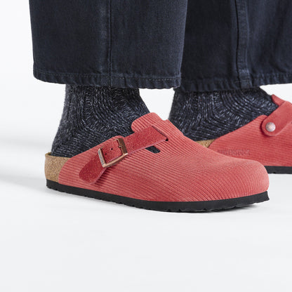 BIRKENSTOCK BOSTON SUEDE EMBOSSED