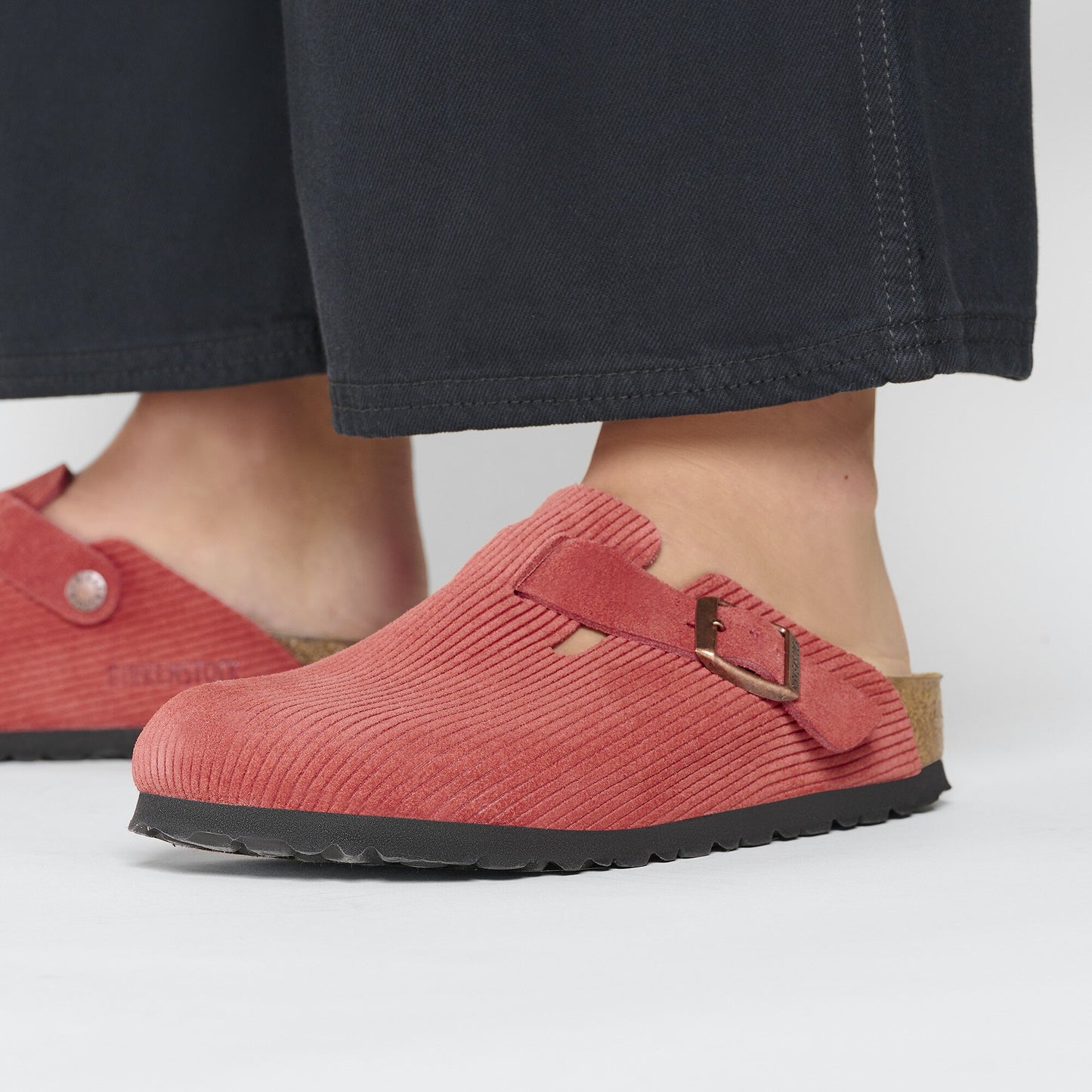 BIRKENSTOCK BOSTON SUEDE EMBOSSED