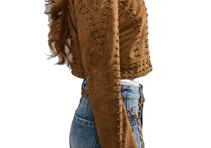 AZALEA WANG SILZA WOMEN COATS - Brown