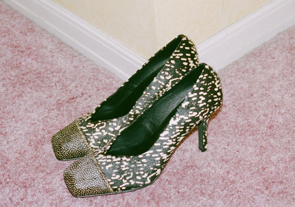 JEFFREY CAMPBELL SOUND-F Black White Hair