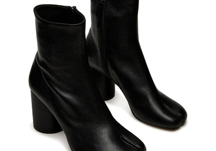 STEVE MADDEN CARO WOMEN BOOTS - Black Leather