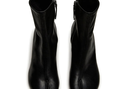 STEVE MADDEN CARO WOMEN BOOTS - Black Leather