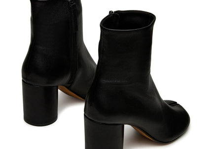 STEVE MADDEN CARO WOMEN BOOTS - Black Leather