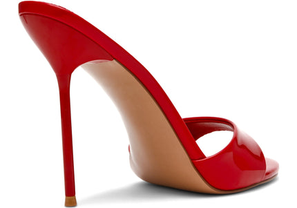 STEVE MADDEN DAVINA WOMEN MULES - Red-Orange Patent
