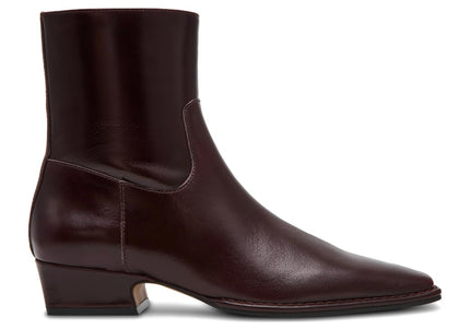 STEVE MADDEN DORENE WOMEN BOOTS - Burgundy Leather