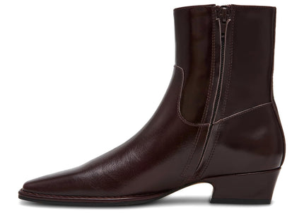 STEVE MADDEN DORENE WOMEN BOOTS - Burgundy Leather