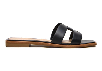 STEVE MADDEN HADYN 2.0 WOMEN SANDALS - Black Leather