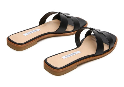 STEVE MADDEN HADYN 2.0 WOMEN SANDALS - Black Leather