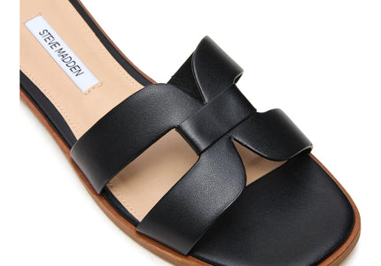 STEVE MADDEN HADYN 2.0 WOMEN SANDALS - Black Leather